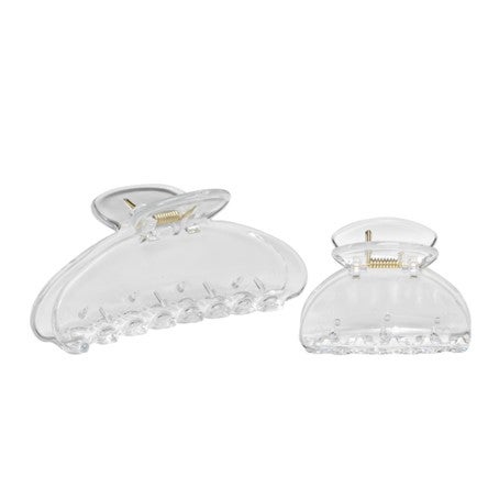 Hårklemmer Plast 2-Pack