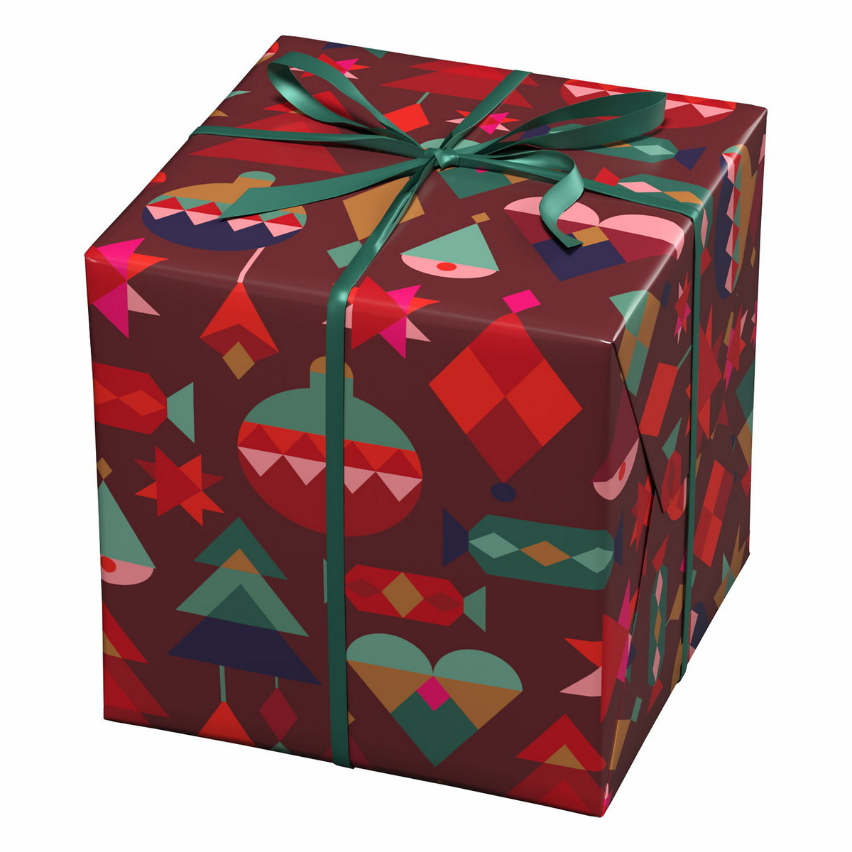 Julepapir 10m Grafisk Jul