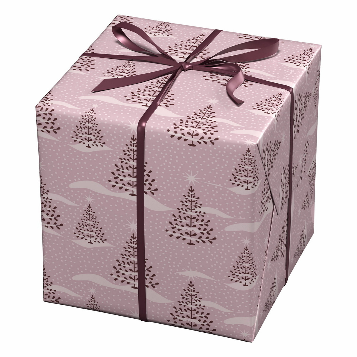 Julepapir 10m Juletrelandskap