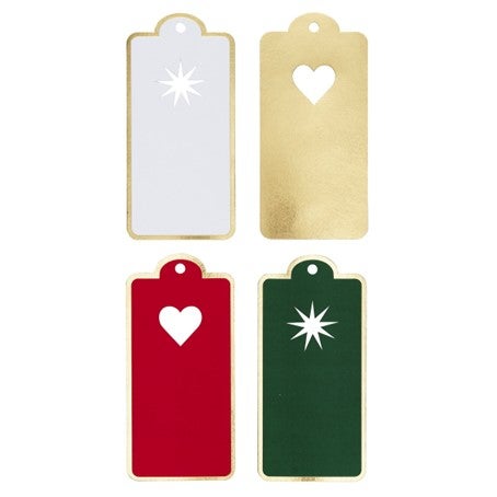 Merkelapper Julemiks 40 Stk.