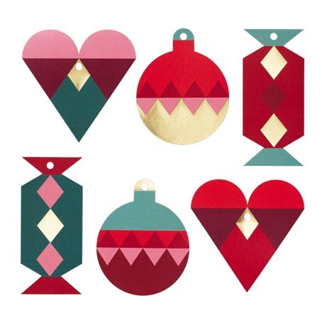 Tags Grafisk Jul 36 Stk.