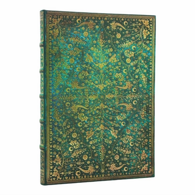 Notatbok Paperblanks Emerald Flower Grande Ulinjert