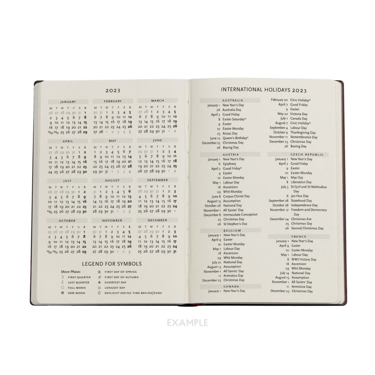 Kalender Paperblanks 12m 2023 Mini Morris Birds