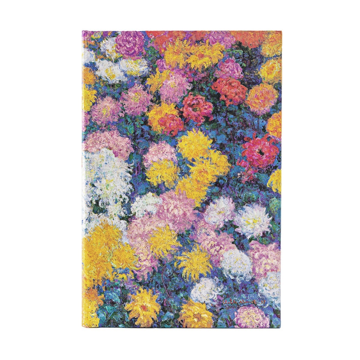 Notatbok Paperblanks Monet's Chrysant Midi Linjert