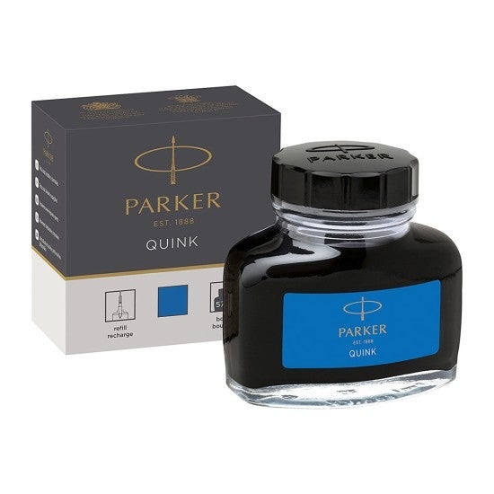 Parker Quink Flaske 57ml Washable Blå