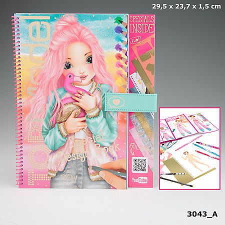 Designbok  M/ Youtube Video Flamingo Topmodel