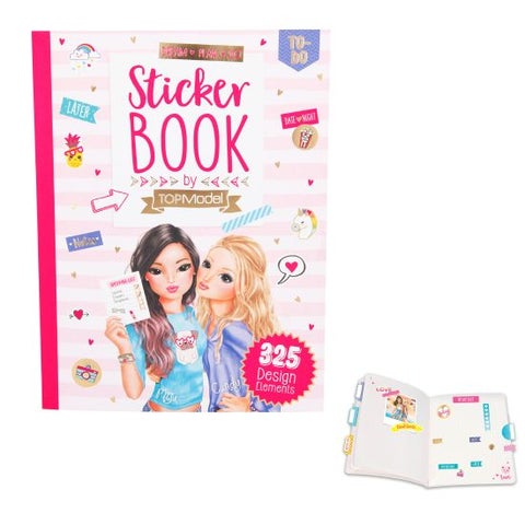Stickersbok gold Topmodel