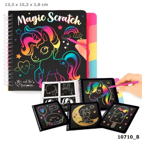 Aktivitetsbok Mini Magic Scratch Ylvi