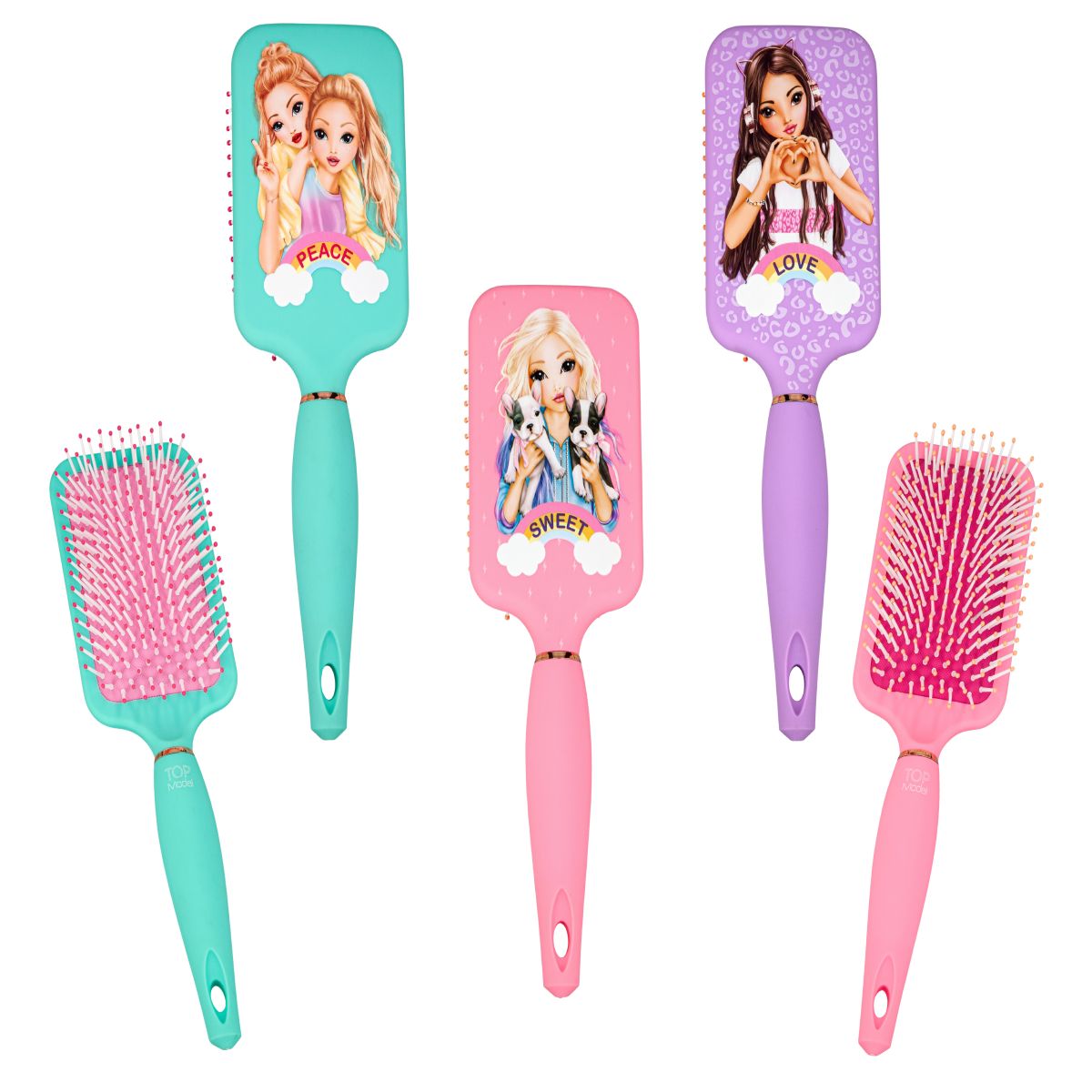 Hårbørste 3ass Topmodel