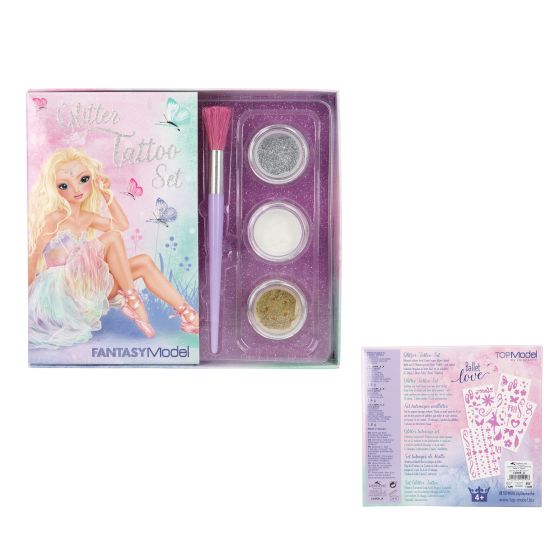 Glitter tattoosett ballet TopModel