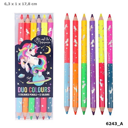 Fargeblyant Sett 6stk Duo-Colour Ylvi