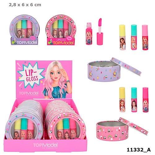 Lipgloss Mini 3stk I Boks Topmodel