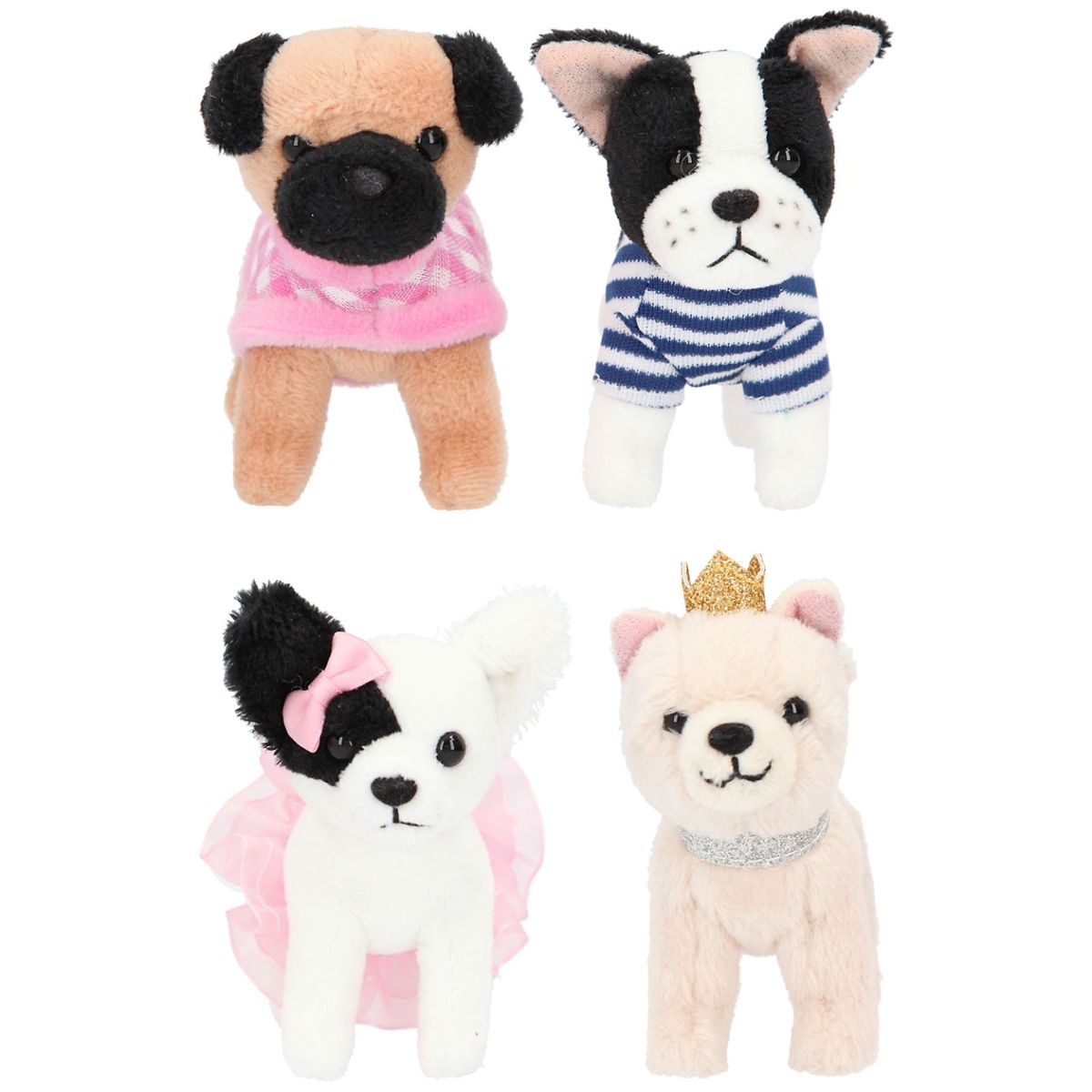 Nøkkelring plysj 4ass hunder Topmodel