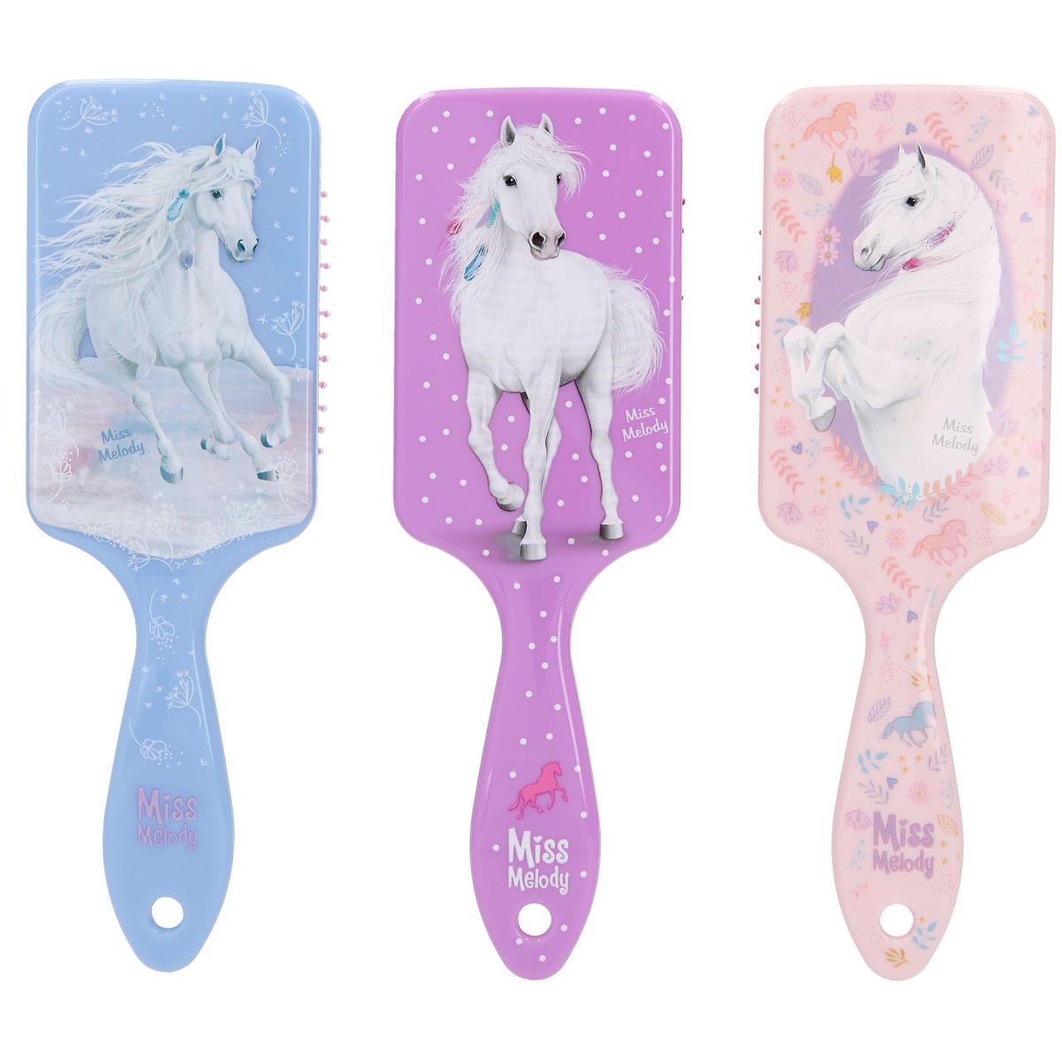 Hårbørste 3ass Miss Melody