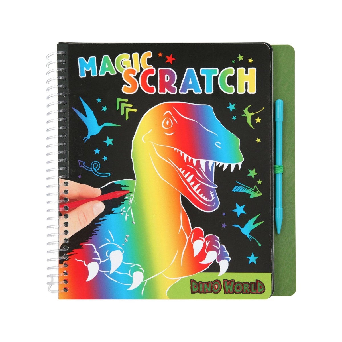 Aktivitetsbok "Magic Scratch" Dino World