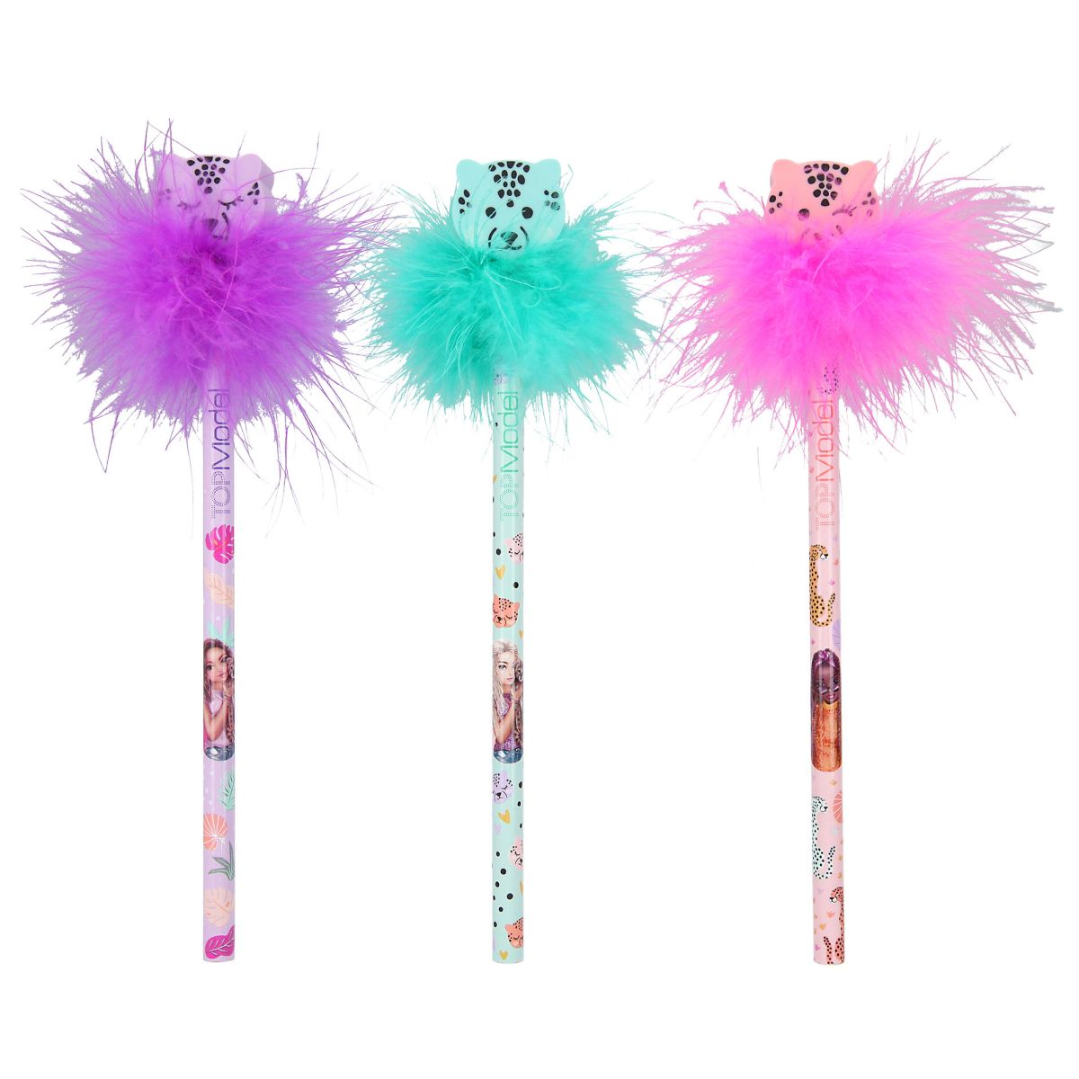 Blyant m/viskelærtopp 3ass urban jungle Topmodel