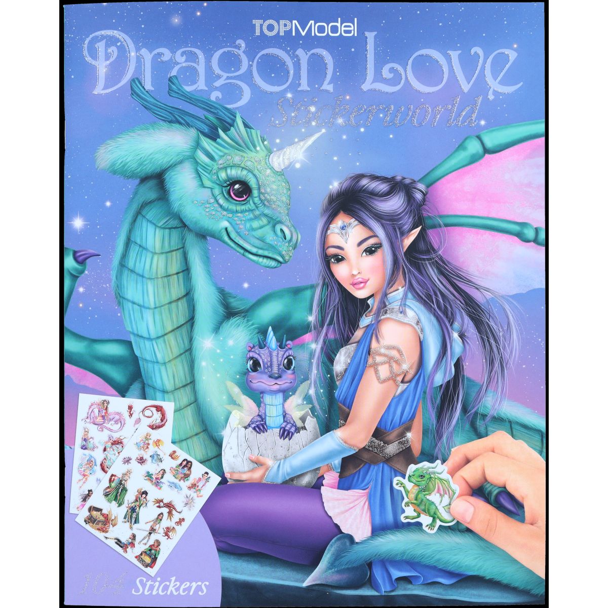 Aktivitetsbok Stickersworld Dragon Love Topmodel