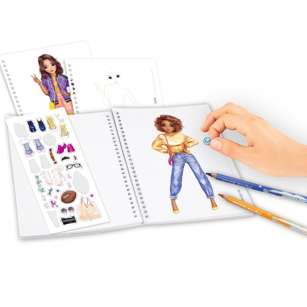 Aktivitetsbok Pocket M/Katt Topmodel