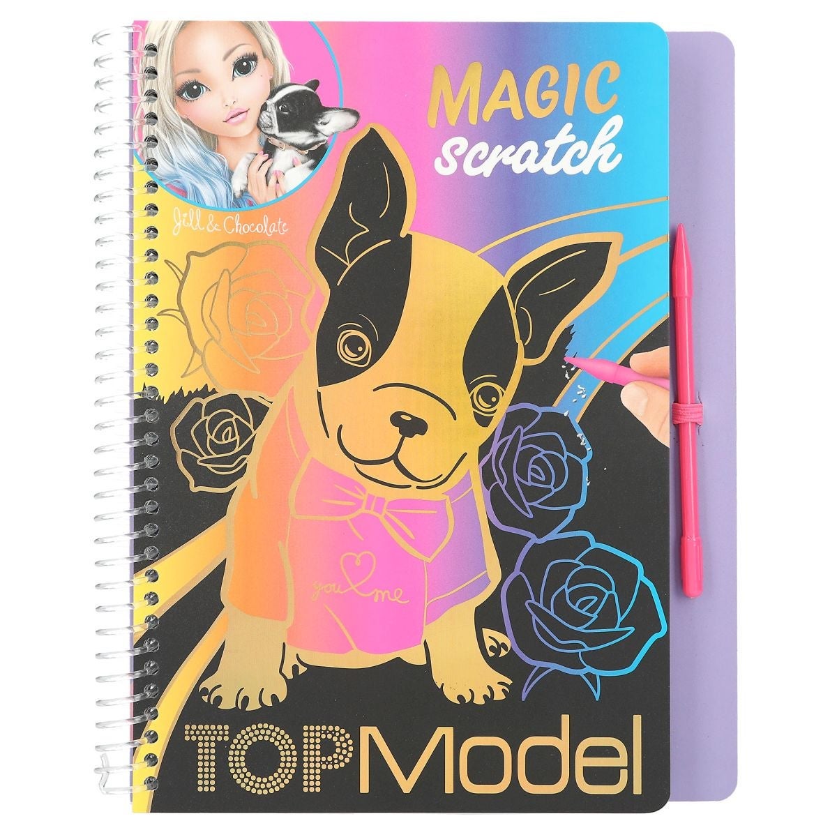 Aktivitetsbok Magic Scratch Topmodel