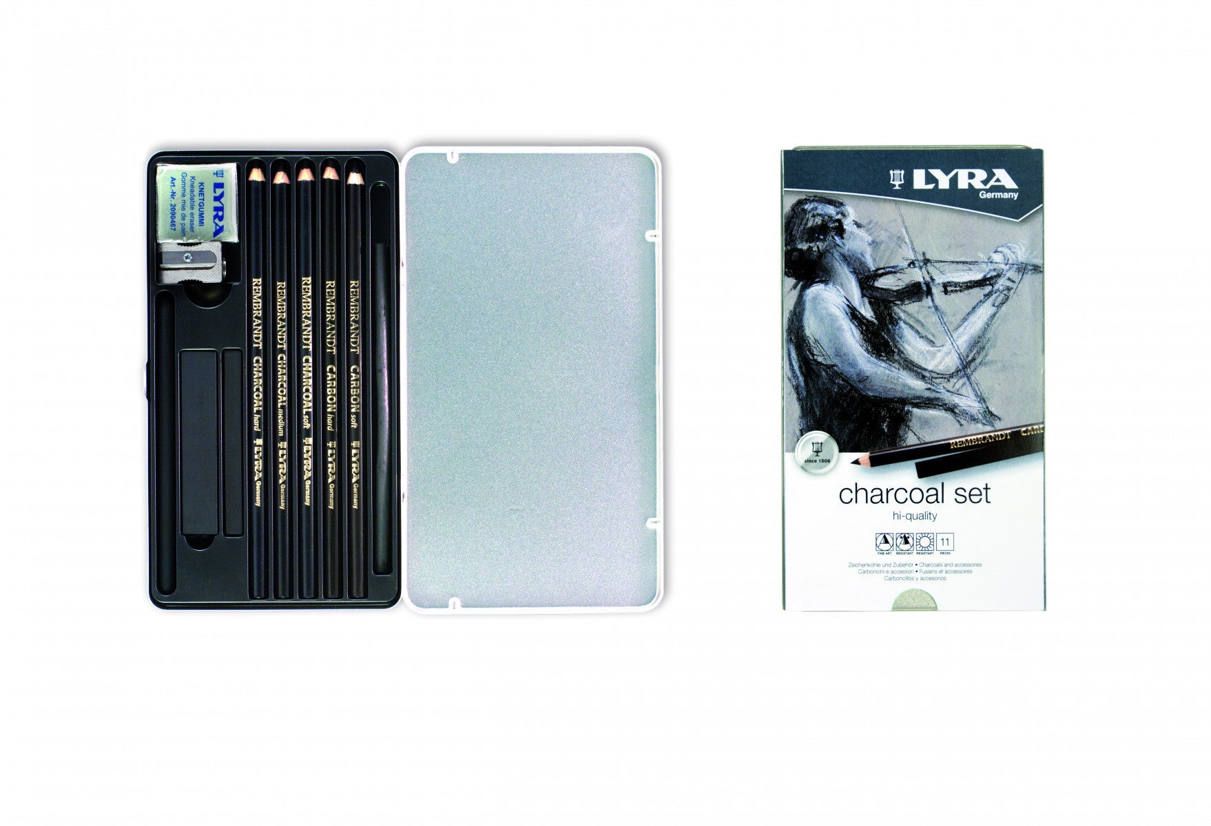 Lyra Art Charcoal Set 11 Pk