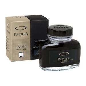 Parker Quink Flaske 57ml Permanent Sort