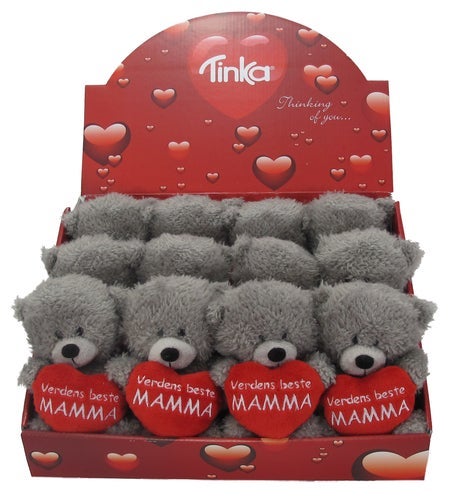 Bamse 14 Cm, Verdens Beste Mamma