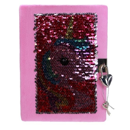 Dagbok Unicorn paljetter Tinka