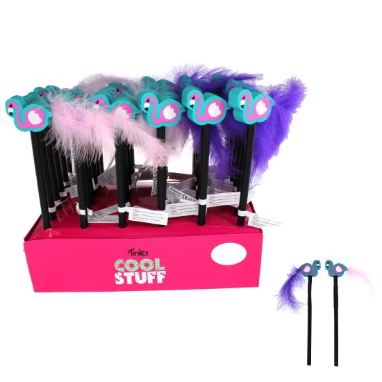 Blyant Flamingo m/fjær Tinka Cool Stuff