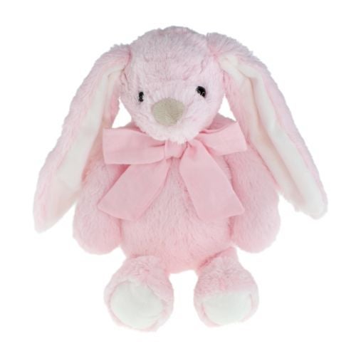 Kanin 30cm m/ Sløyfe rosa