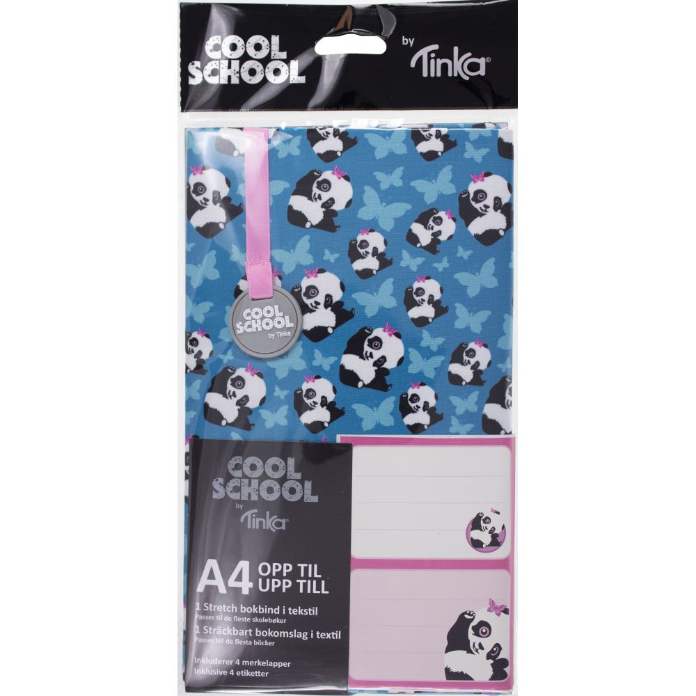 Tekstilbokbind m/4 merkelapper Jungle