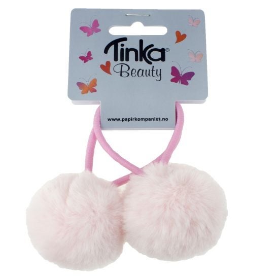Hårstrikker Pon Pon Rosa 2 Stk.