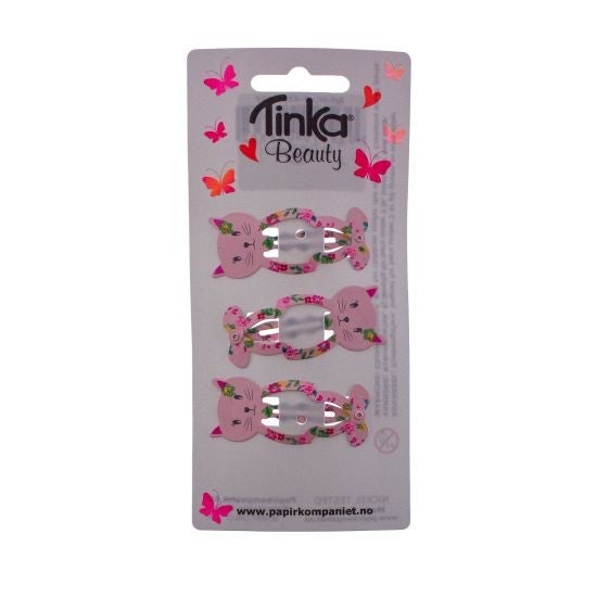 Hårklips Katt 3 Stk