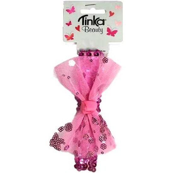 Hårbånd Paljetter Rosa