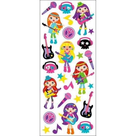 Stickers Musikk Jenter Tinka