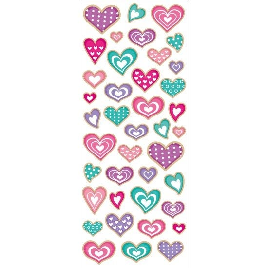 Stickers Hjerter Med Mønster Tinka