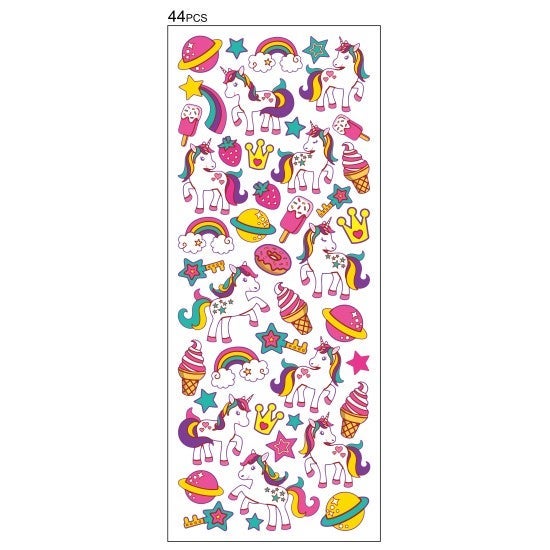 Stickers Unicorn/Regnbue Tinka