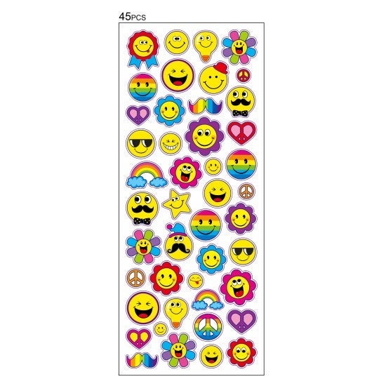 Stickers Smileys Blomster Tinka