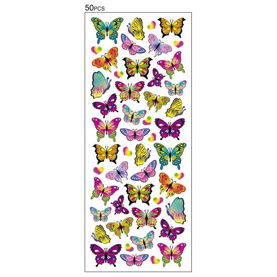 Stickers Sommerfugler Små Tinka