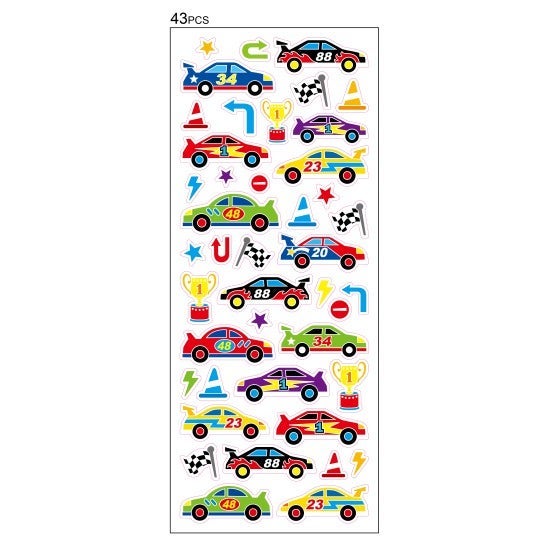 Stickers Racerbiler Tinka