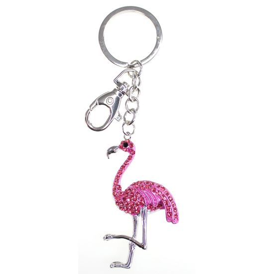 N.Ring/Bag Charm Flamingo