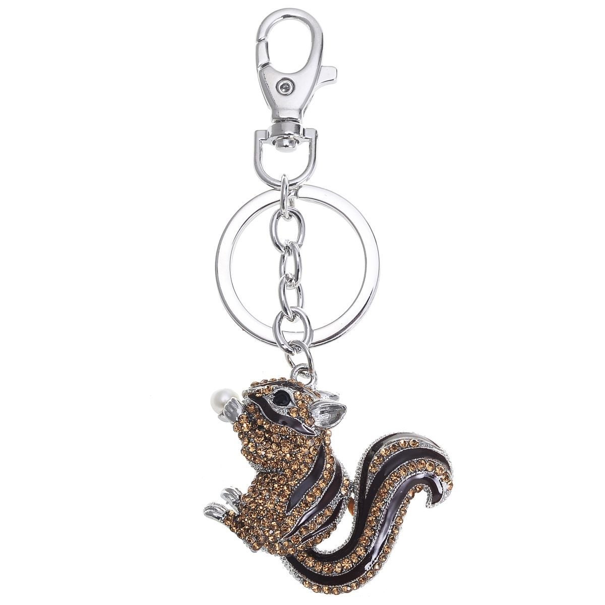 Nøkkelring/Bag Charm Ekorn