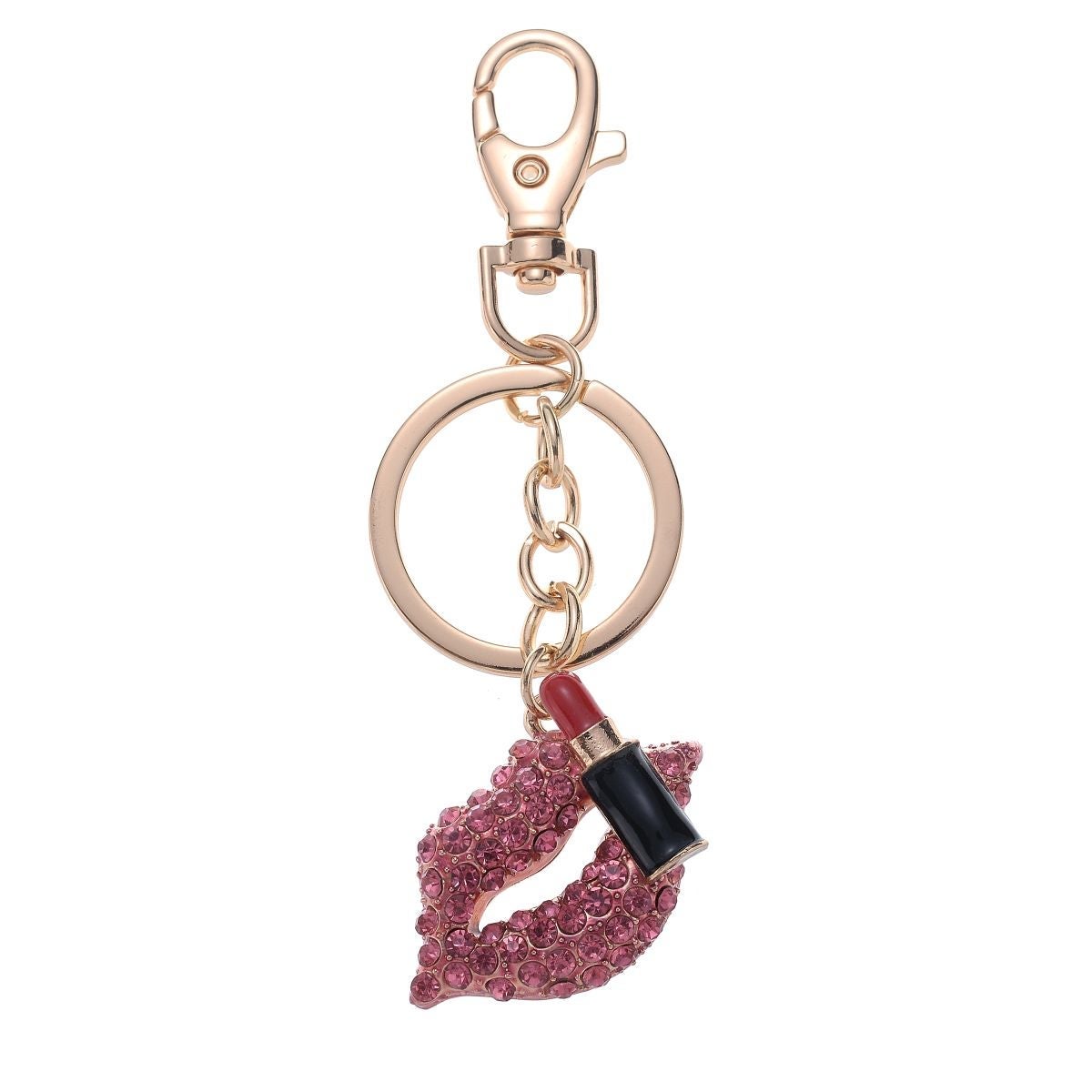 Nøkkelring/Bag Charm Lipstick