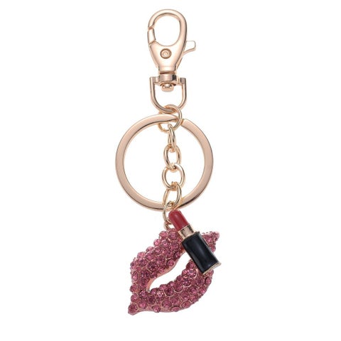 Nøkkelring/Bag Charm Lipstick