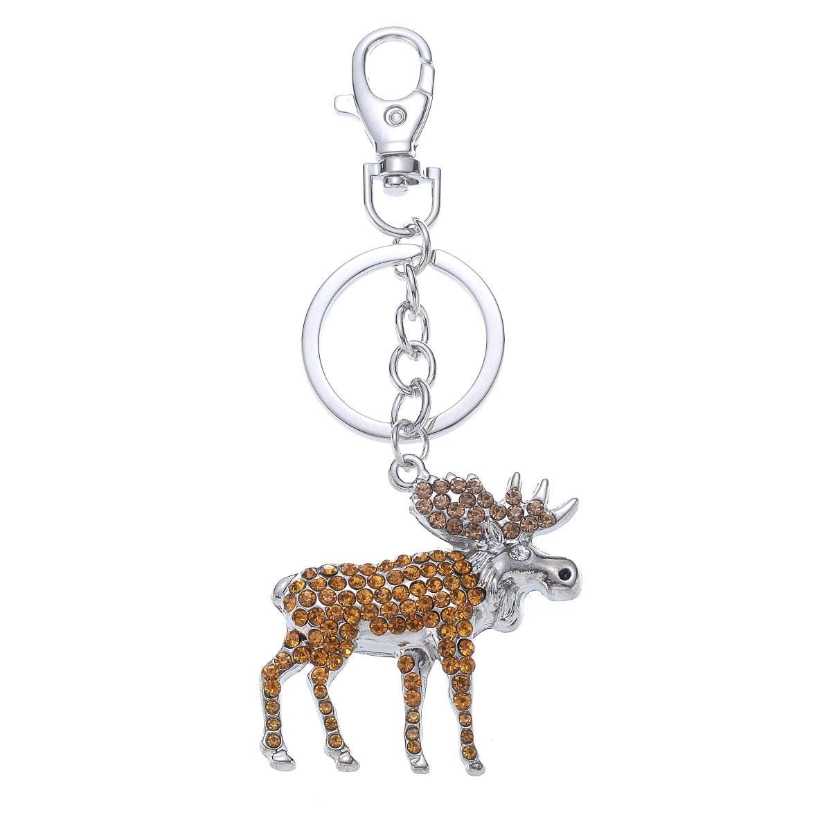 Nøkkelring/Bag Charm Elg