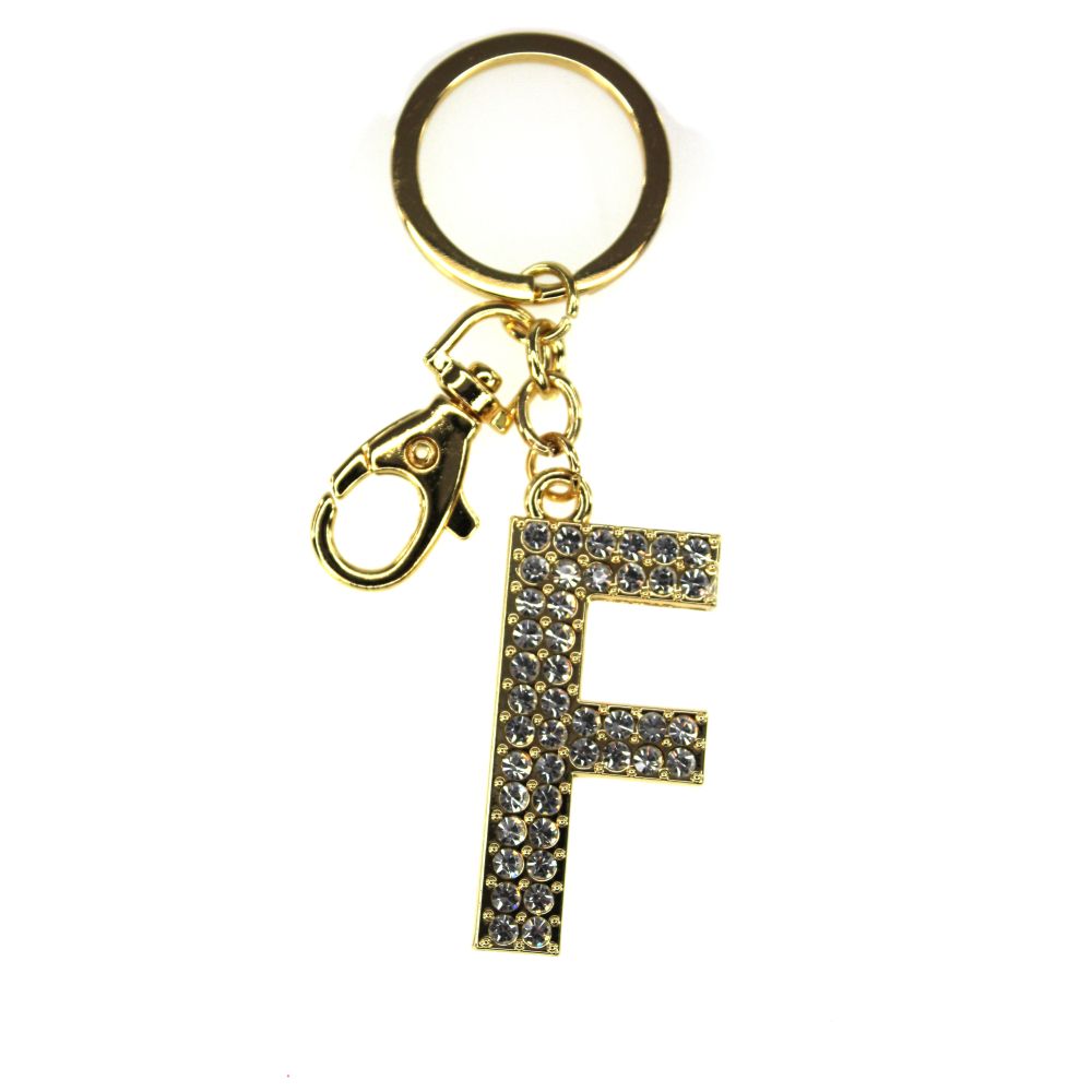 Nøkkelring Alfabet Gull Tinka F