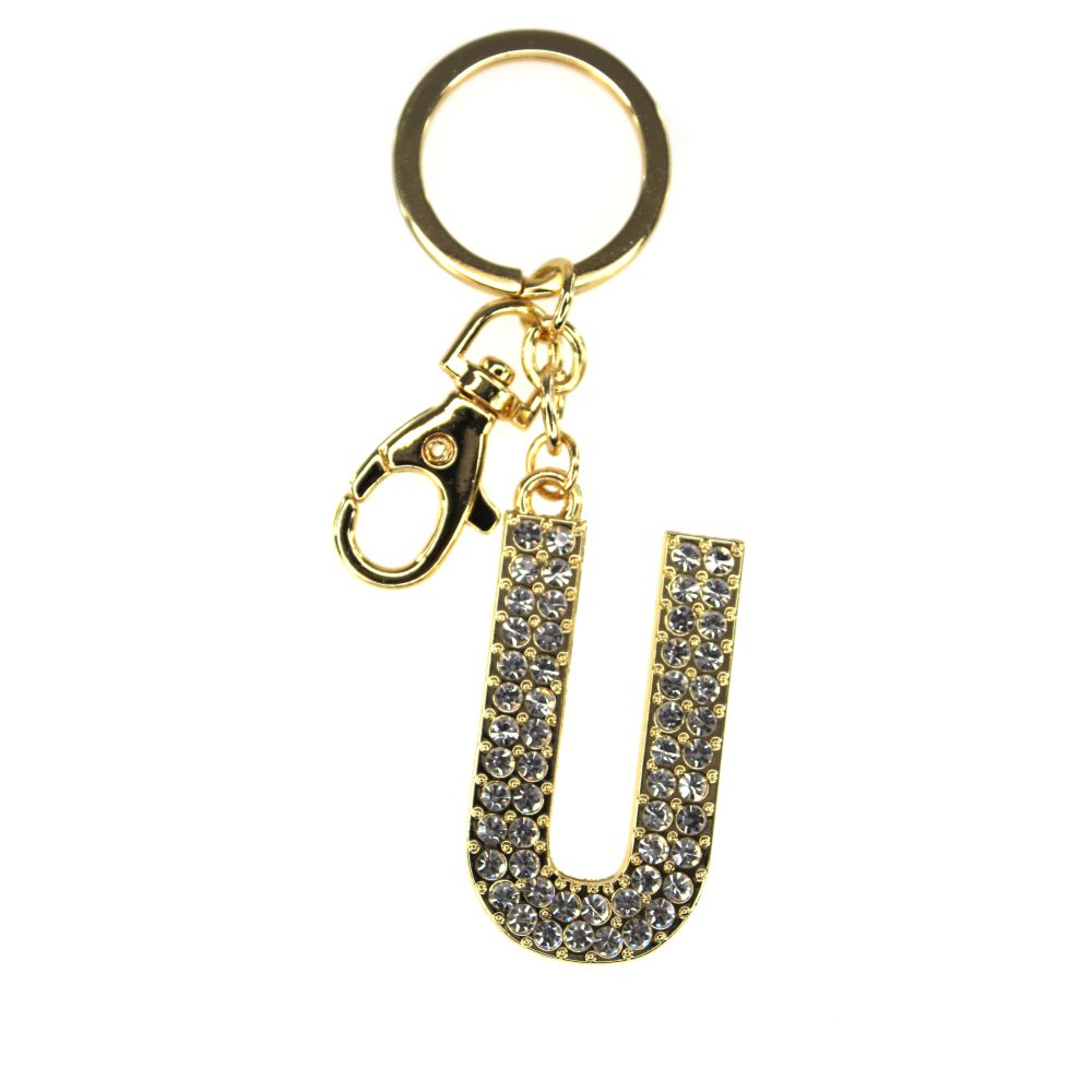 Nøkkelring Alfabet Gull Tinka U