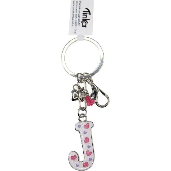 Nøkkelring J, 3 ass