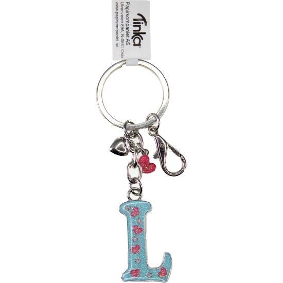 Nøkkelring L, 3 ass