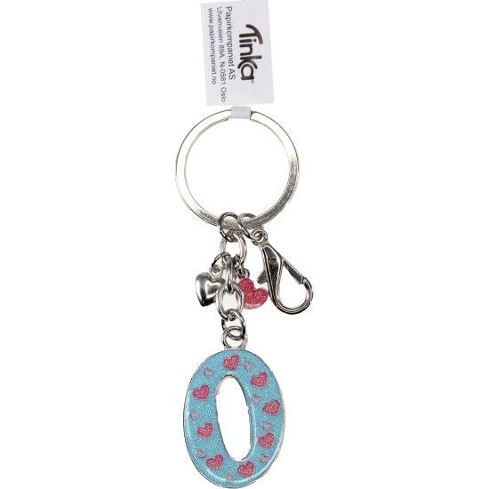 Nøkkelring O, 3 ass