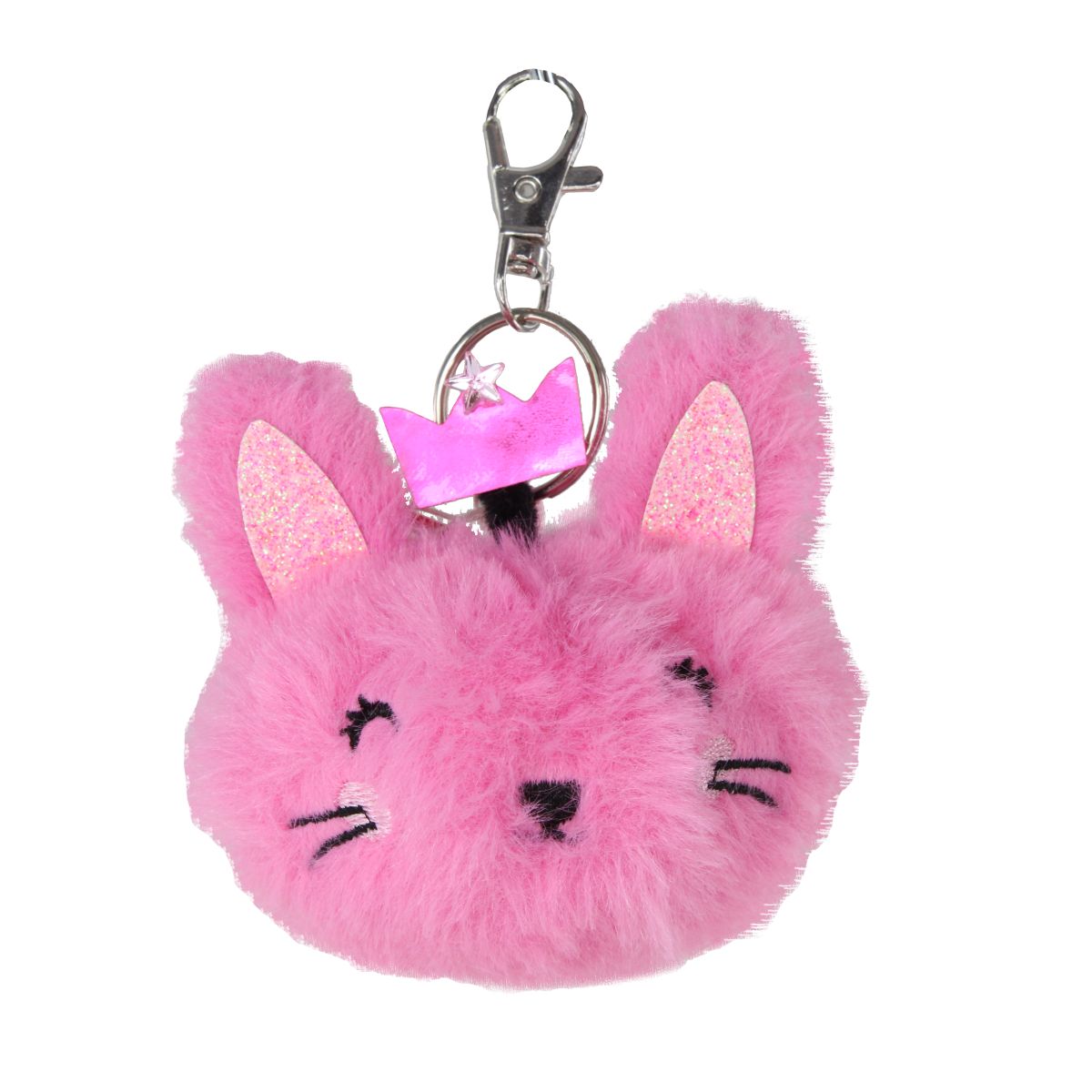 Nøkkelring Pom Pom 4ass